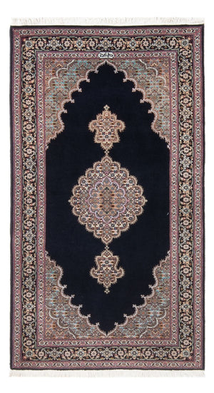 Perserteppich - Täbriz - Royal - 142 x 75 cm - dunkelblau