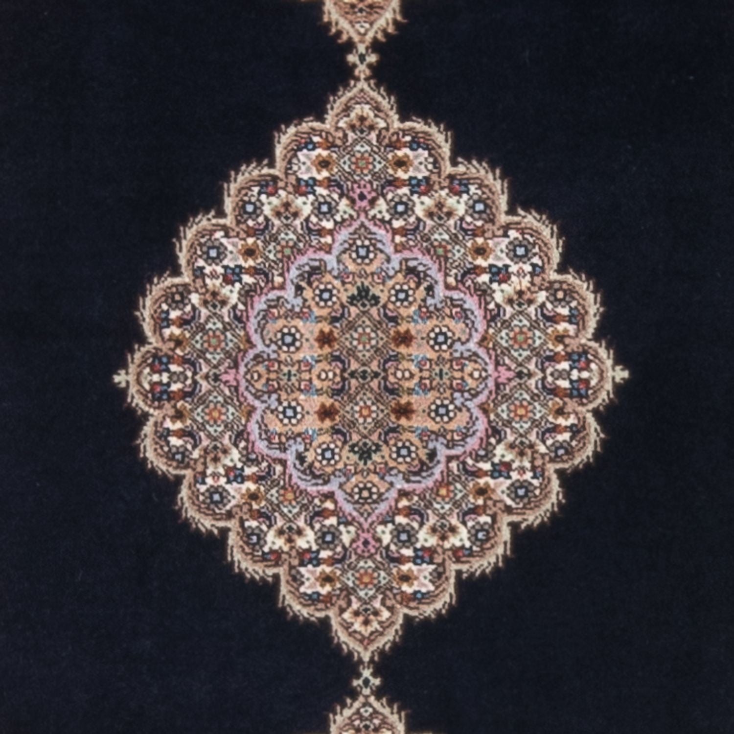 Perserteppich - Täbriz - Royal - 142 x 75 cm - dunkelblau