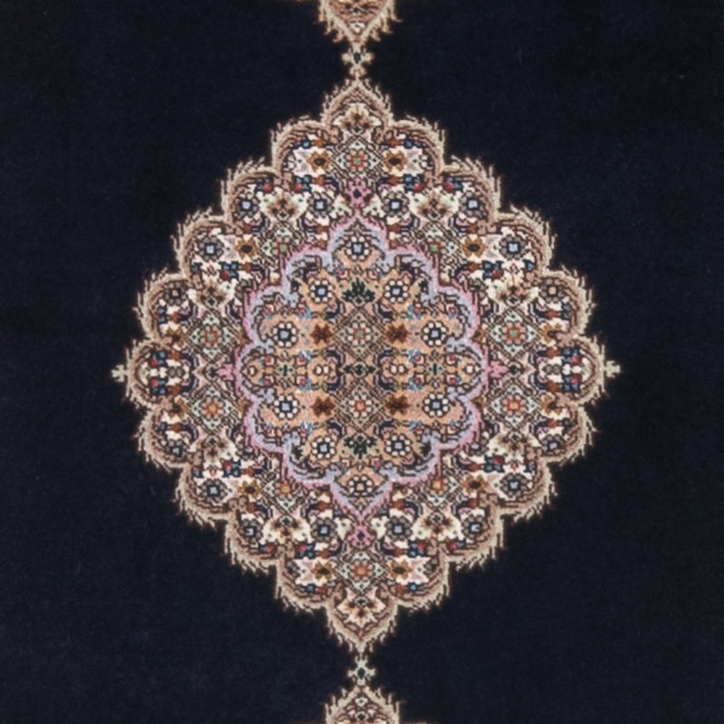 Perserteppich - Täbriz - Royal - 142 x 75 cm - dunkelblau
