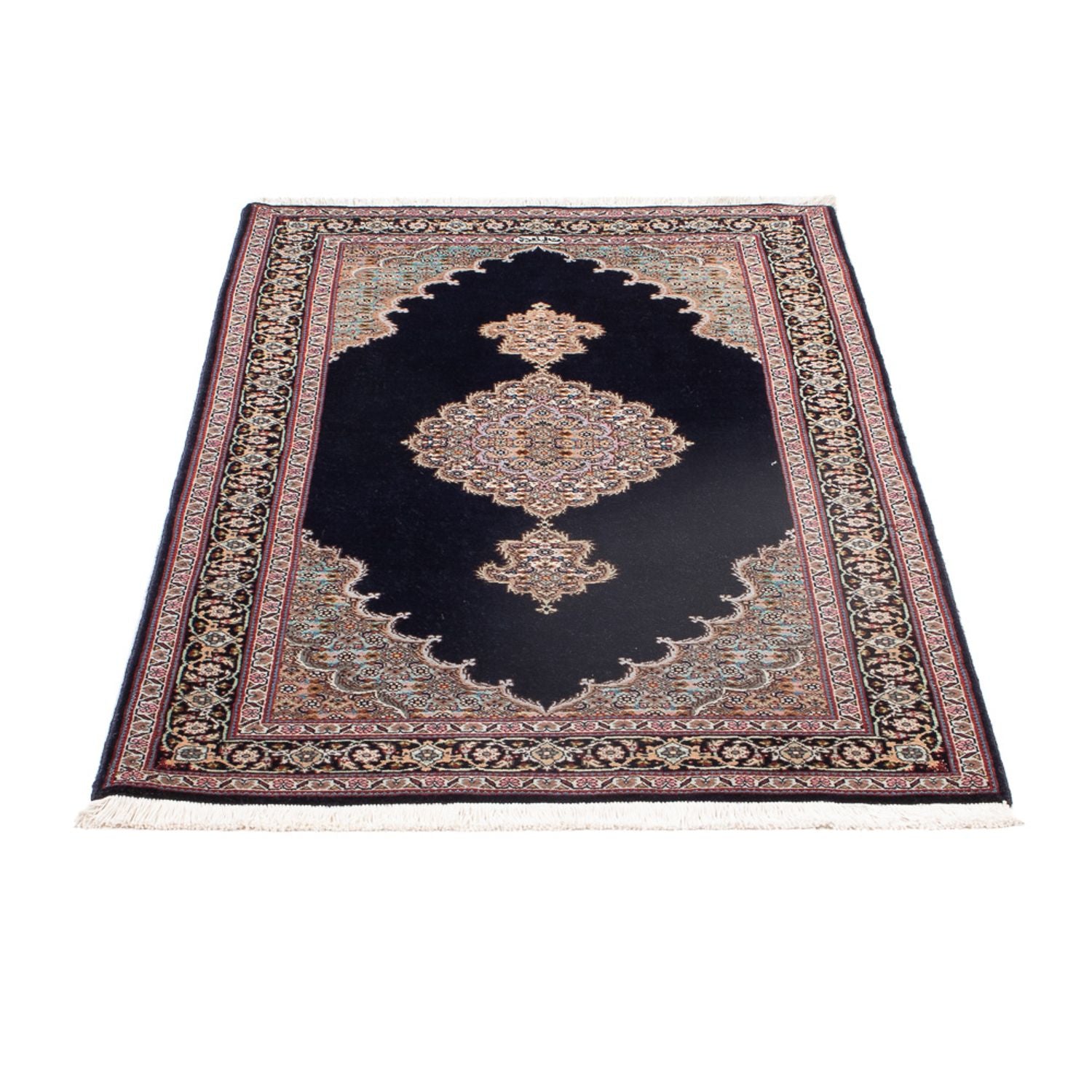 Perserteppich - Täbriz - Royal - 142 x 75 cm - dunkelblau