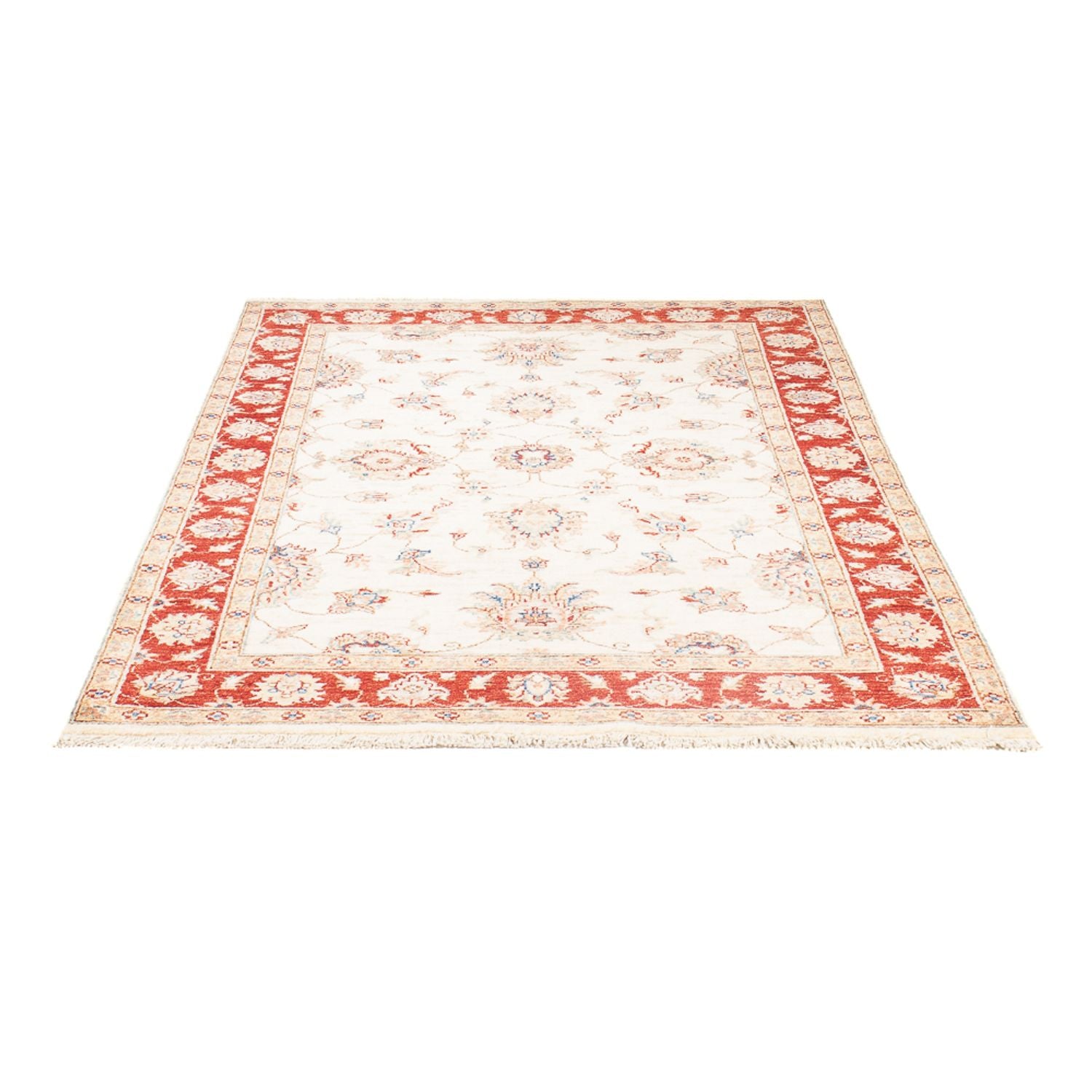 Ziegler Teppich - 188 x 128 cm - creme