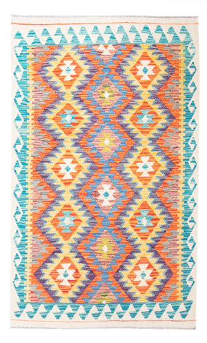 Kelim Teppich - Splash - 155 x 102 cm - mehrfarbig