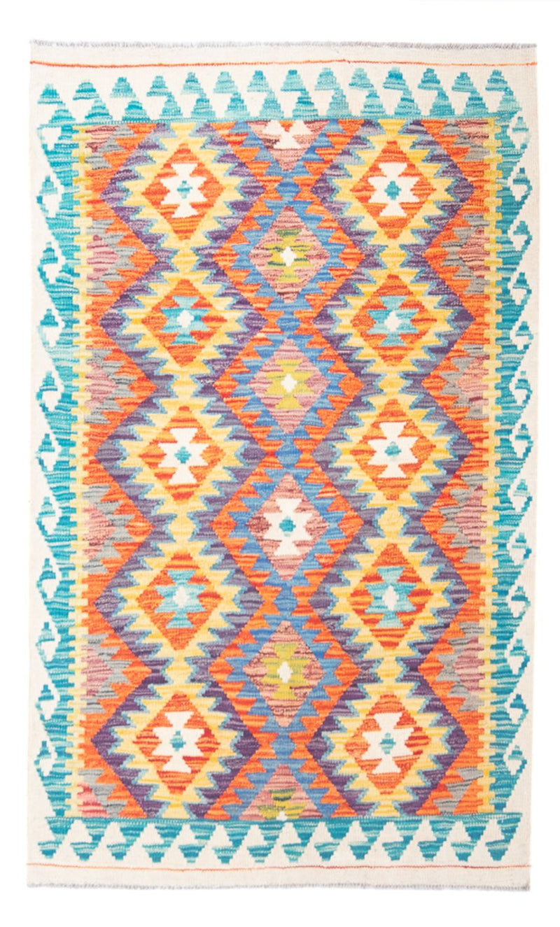 Kelim Teppich - Splash - 155 x 102 cm - mehrfarbig