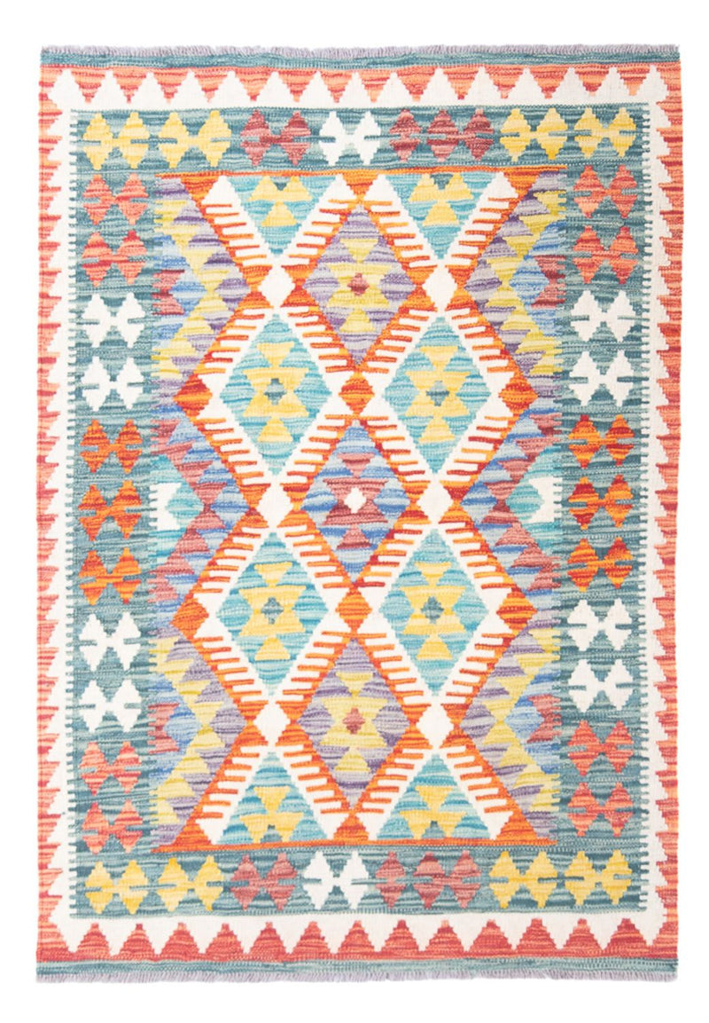 Kelim Teppich - Splash - 150 x 110 cm - mehrfarbig