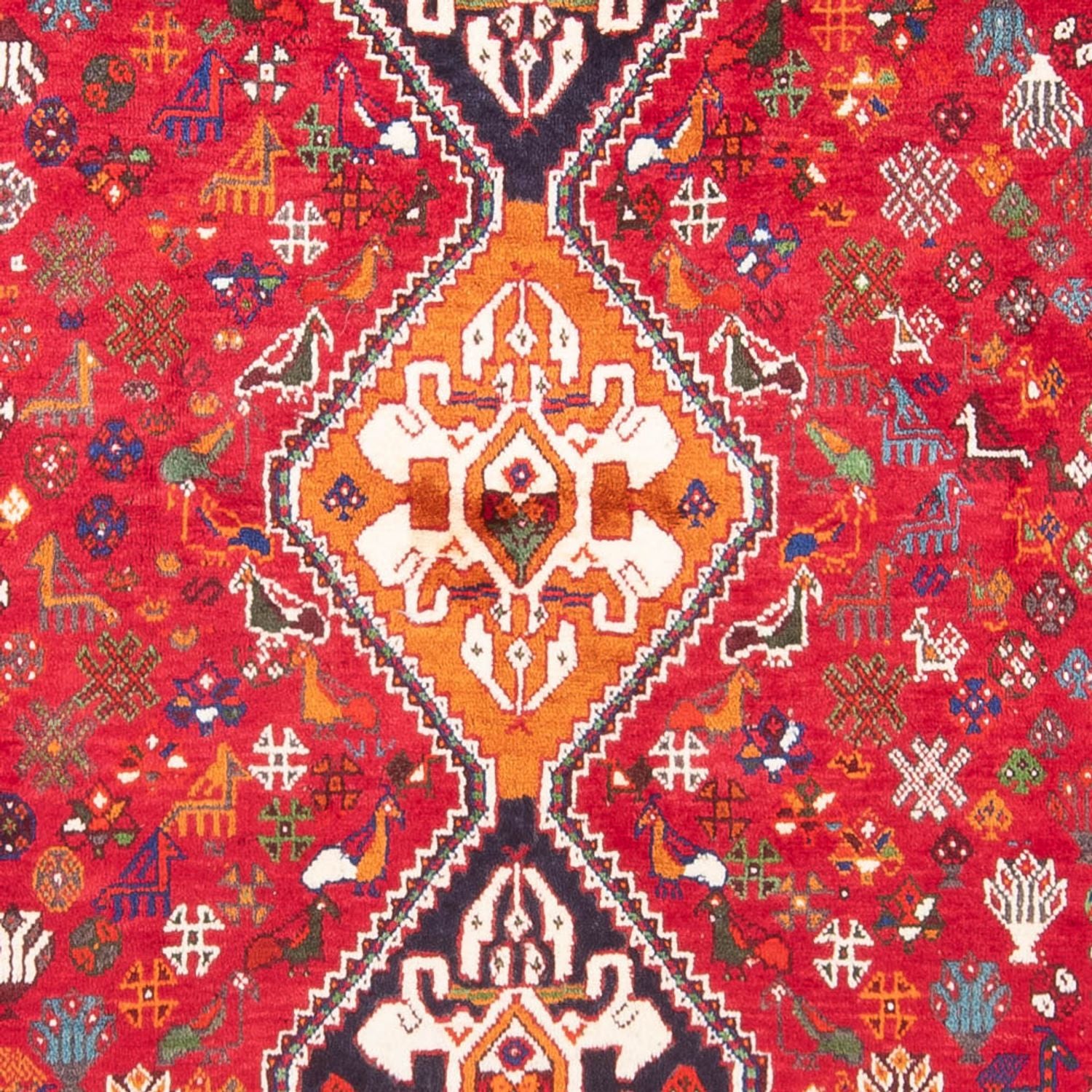 Perserteppich - Nomadic - 261 x 169 cm - rot