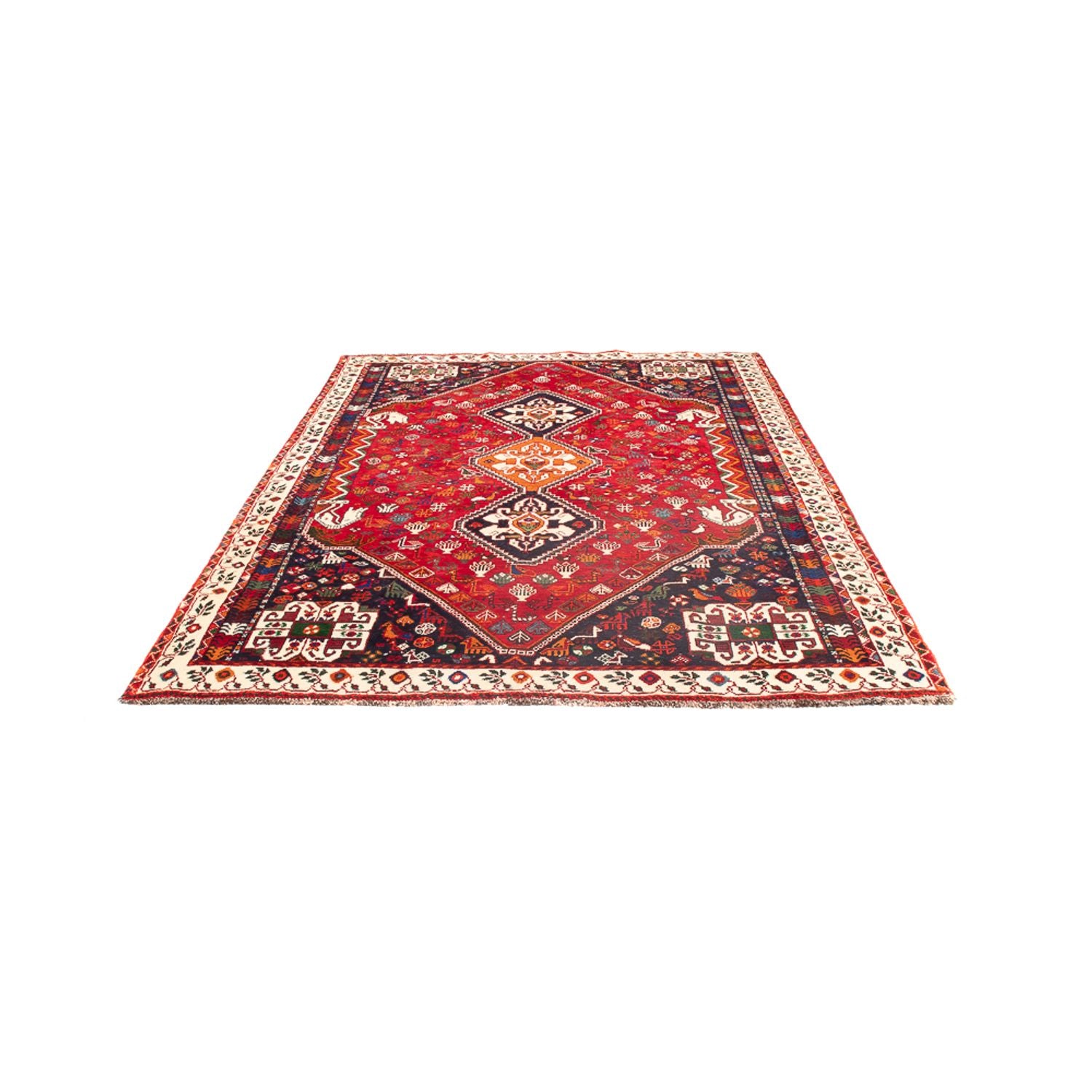 Perserteppich - Nomadic - 261 x 169 cm - rot