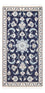 Perserteppich - Nain - 135 x 67 cm - dunkelblau