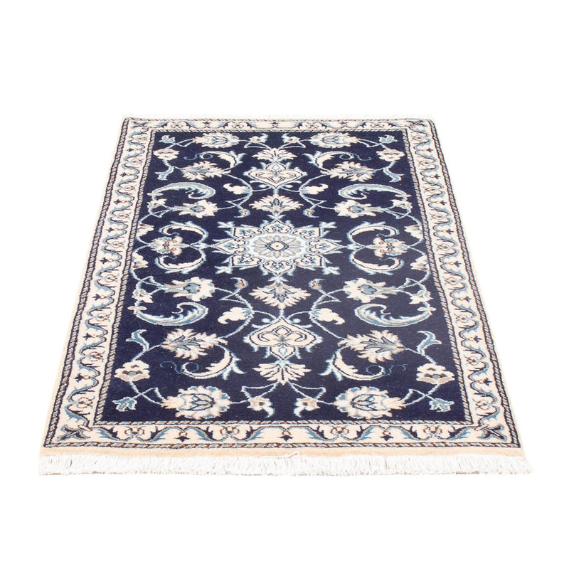 Perserteppich - Nain - 135 x 67 cm - dunkelblau