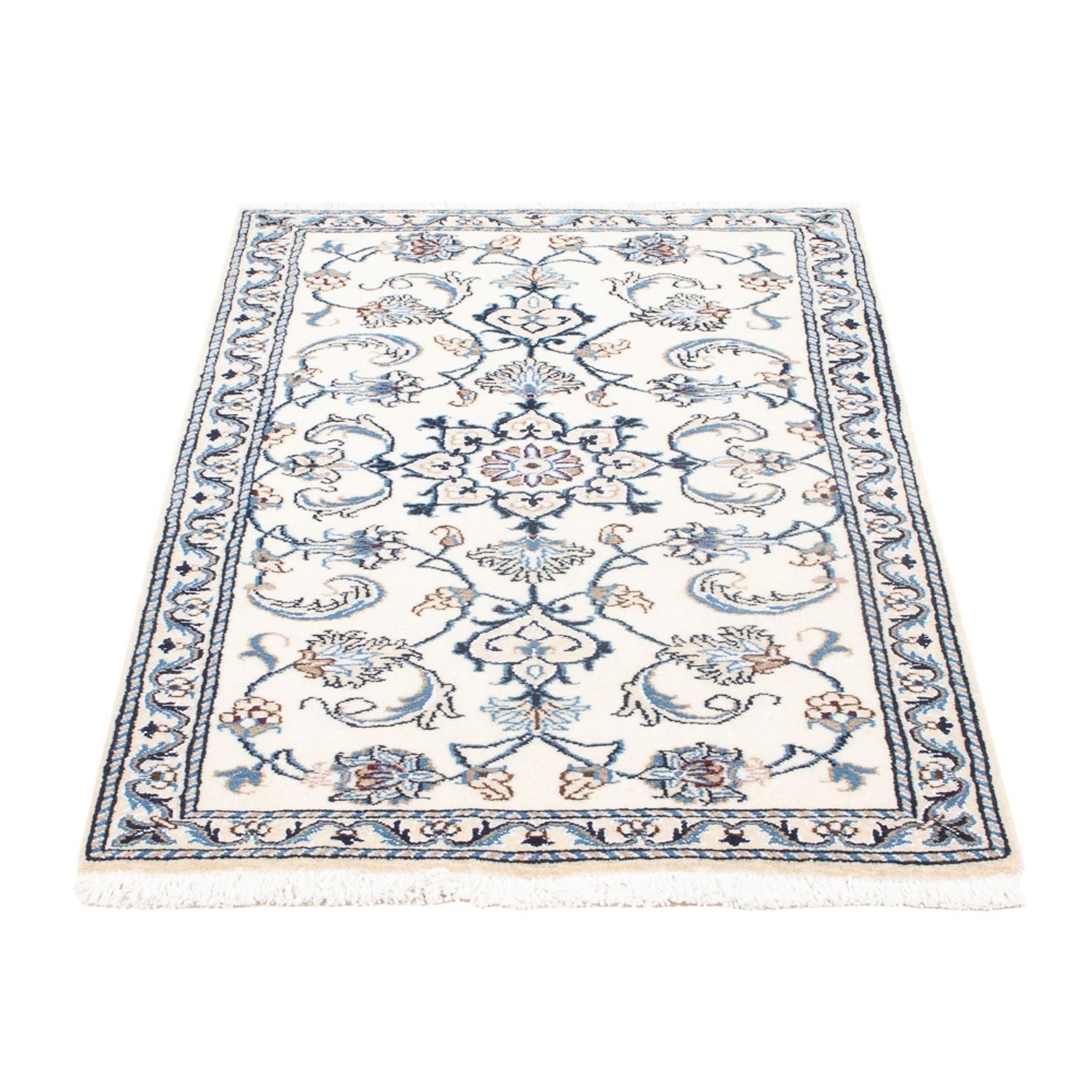 Perserteppich - Nain - 127 x 67 cm - creme