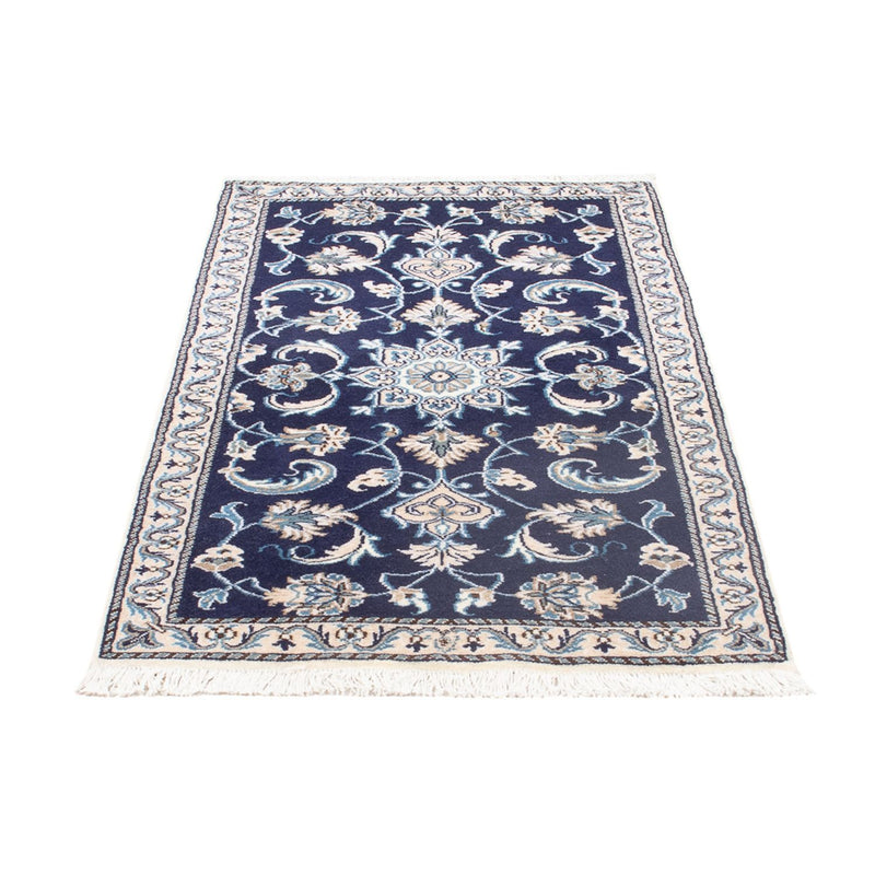 Perserteppich - Nain - 137 x 71 cm - dunkelblau