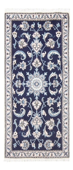 Perserteppich - Nain - 134 x 67 cm - dunkelblau