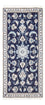 Perserteppich - Nain - 134 x 67 cm - dunkelblau