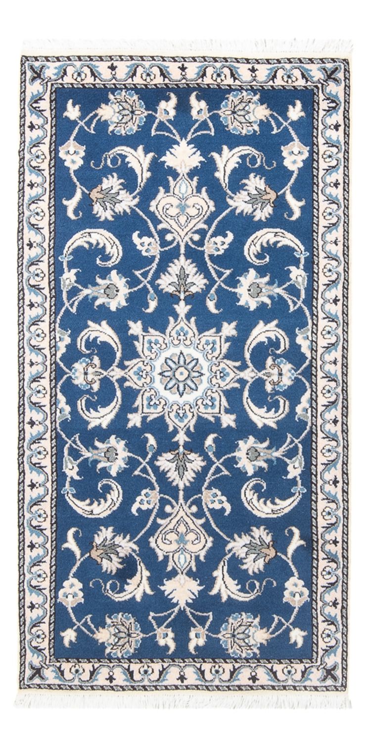 Perserteppich - Nain - 135 x 71 cm - blau