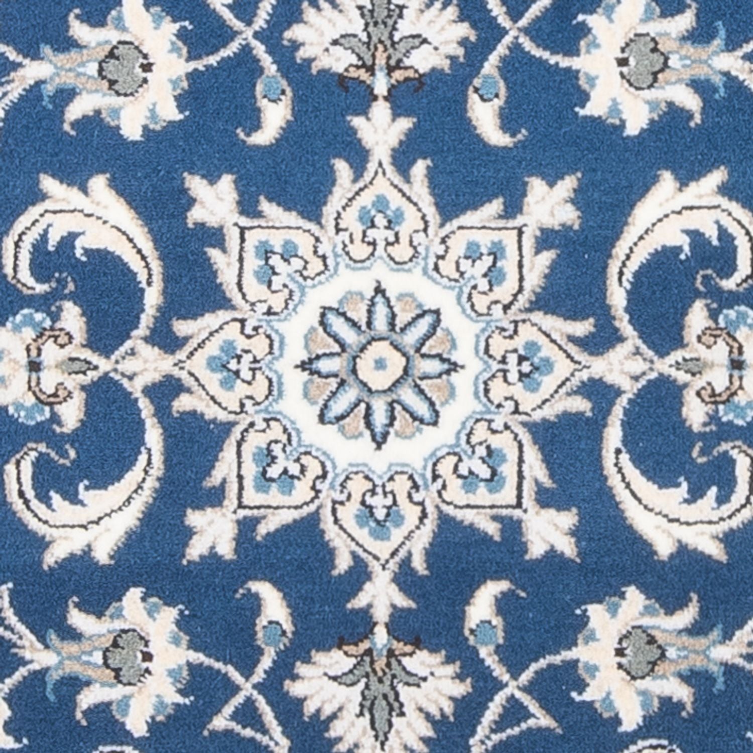 Perserteppich - Nain - 135 x 71 cm - blau