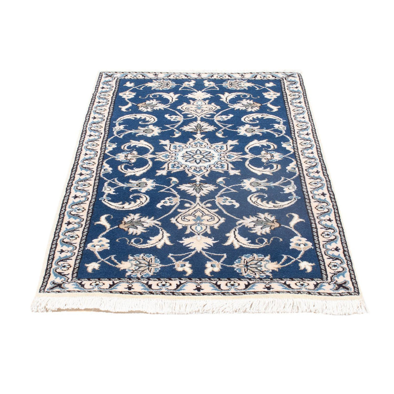 Perserteppich - Nain - 135 x 71 cm - blau