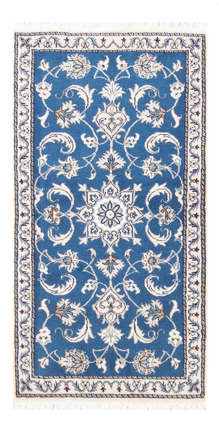 Perserteppich - Nain - 137 x 69 cm - blau