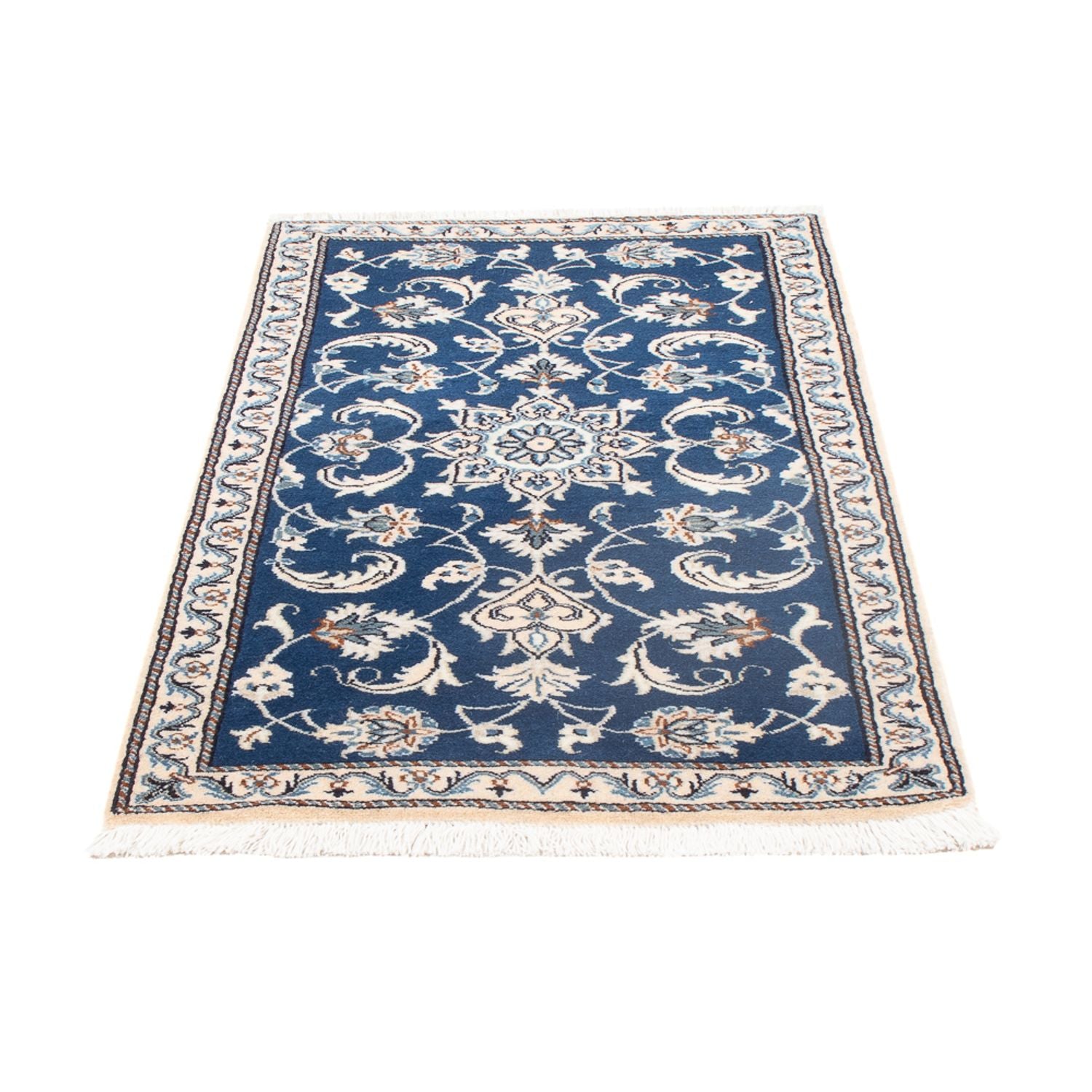 Läufer Perser - Nain - 156 x 71 cm - blau