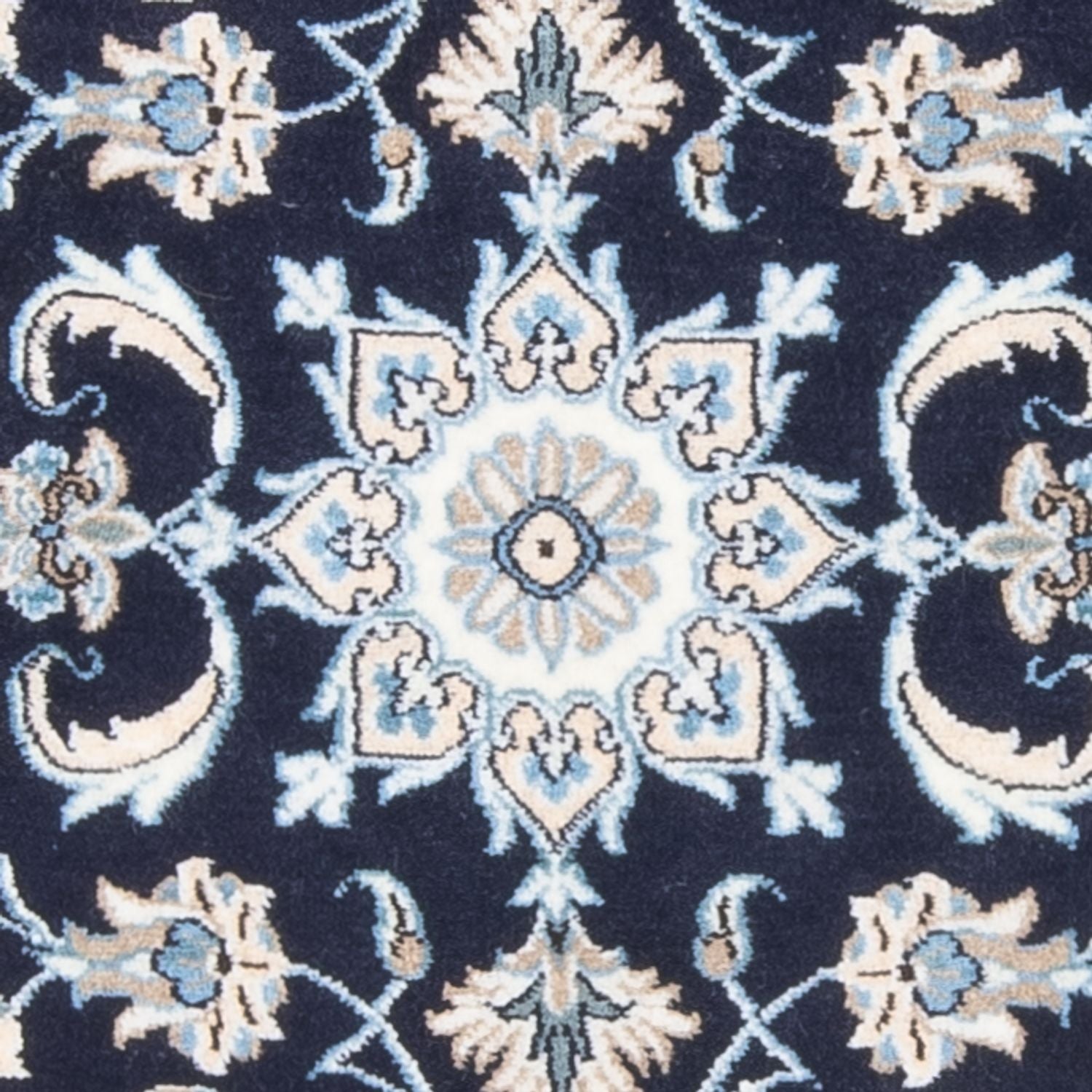 Perserteppich - Nain - 137 x 67 cm - dunkelblau