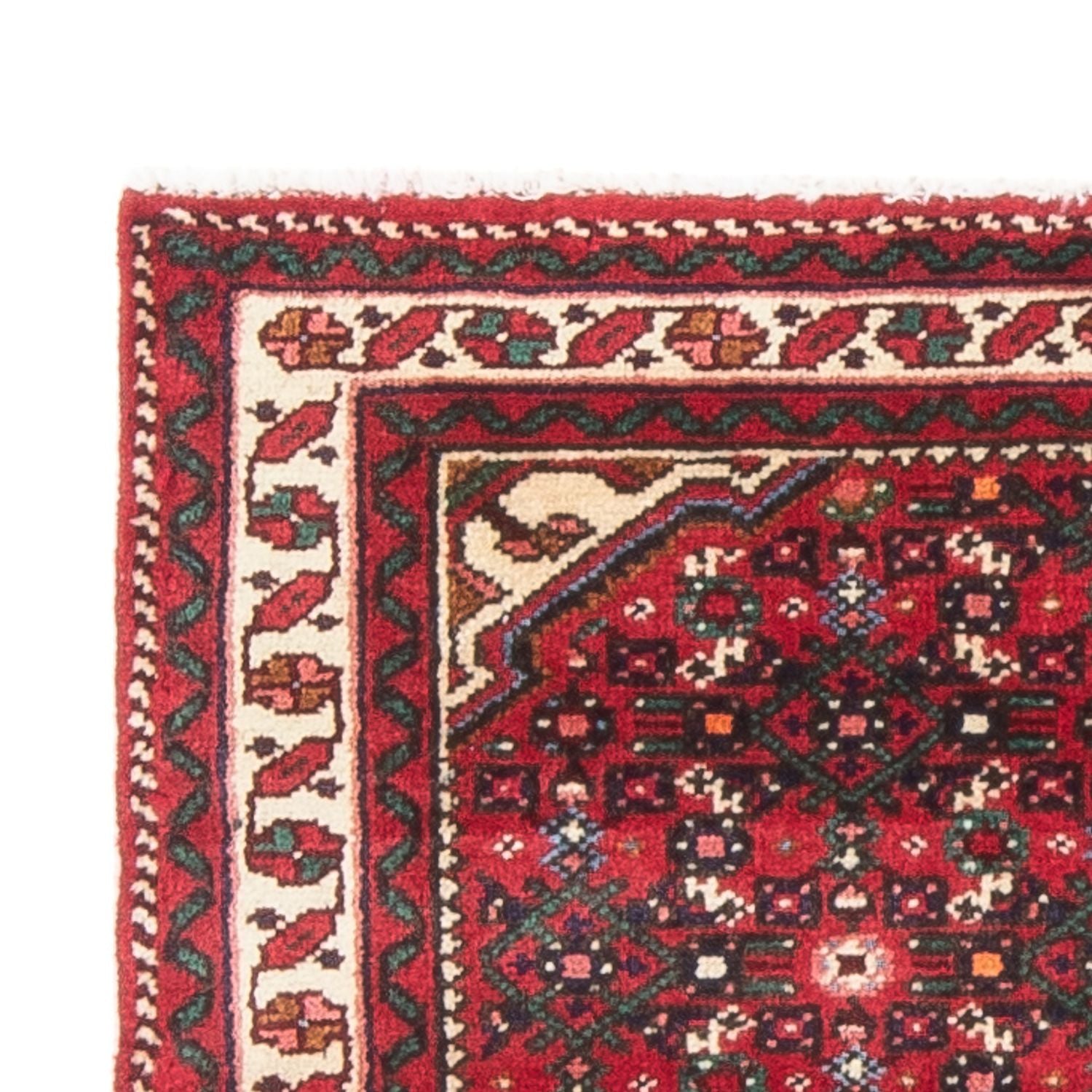 Perserteppich - Nomadic - 122 x 80 cm - dunkelrot