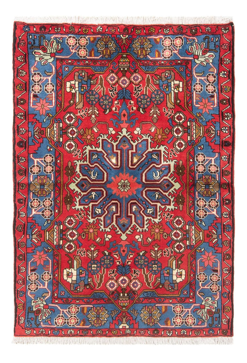 Perserteppich - Nomadic - 140 x 100 cm - rot
