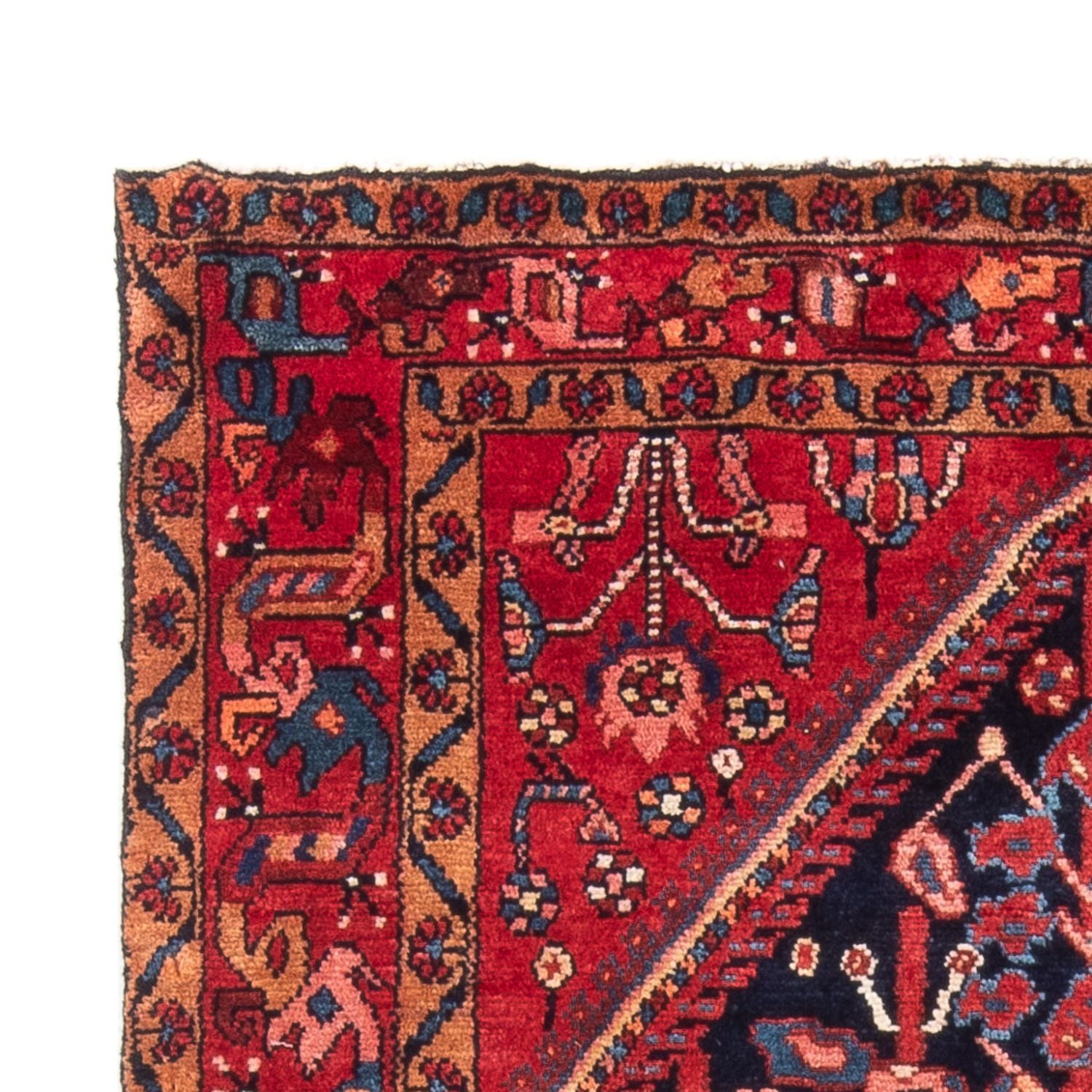 Perserteppich - Nomadic - 144 x 114 cm - dunkelblau