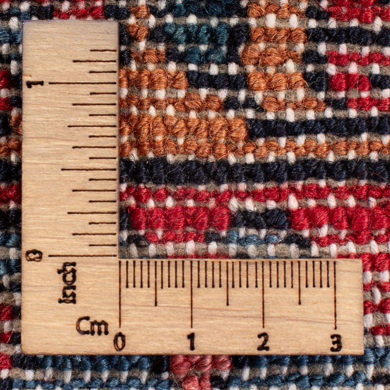 Perserteppich - Nomadic - 144 x 114 cm - dunkelblau