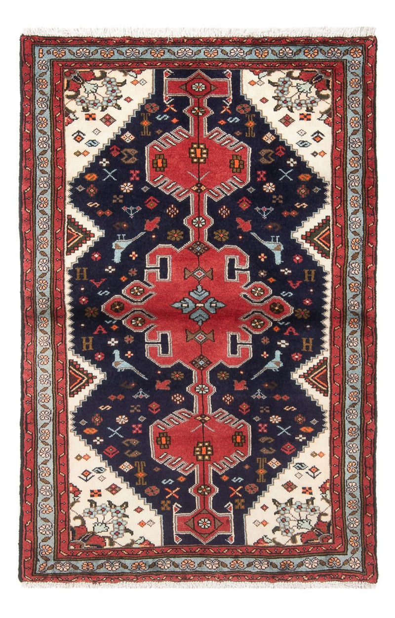 Perserteppich - Nomadic - 150 x 100 cm - dunkelblau