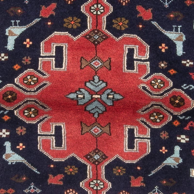 Perserteppich - Nomadic - 150 x 100 cm - dunkelblau