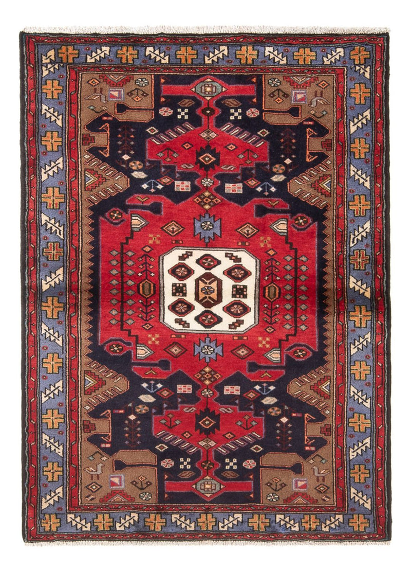 Perserteppich - Nomadic - 161 x 110 cm - dunkelblau