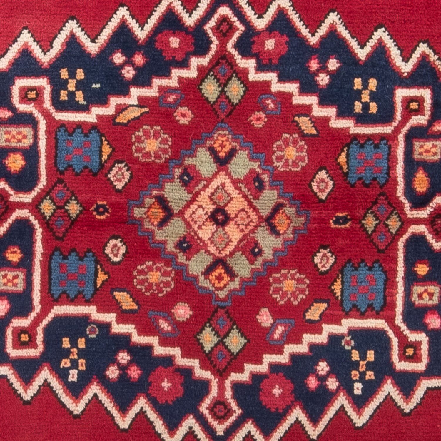 Perserteppich - Nomadic - 150 x 121 cm - rot