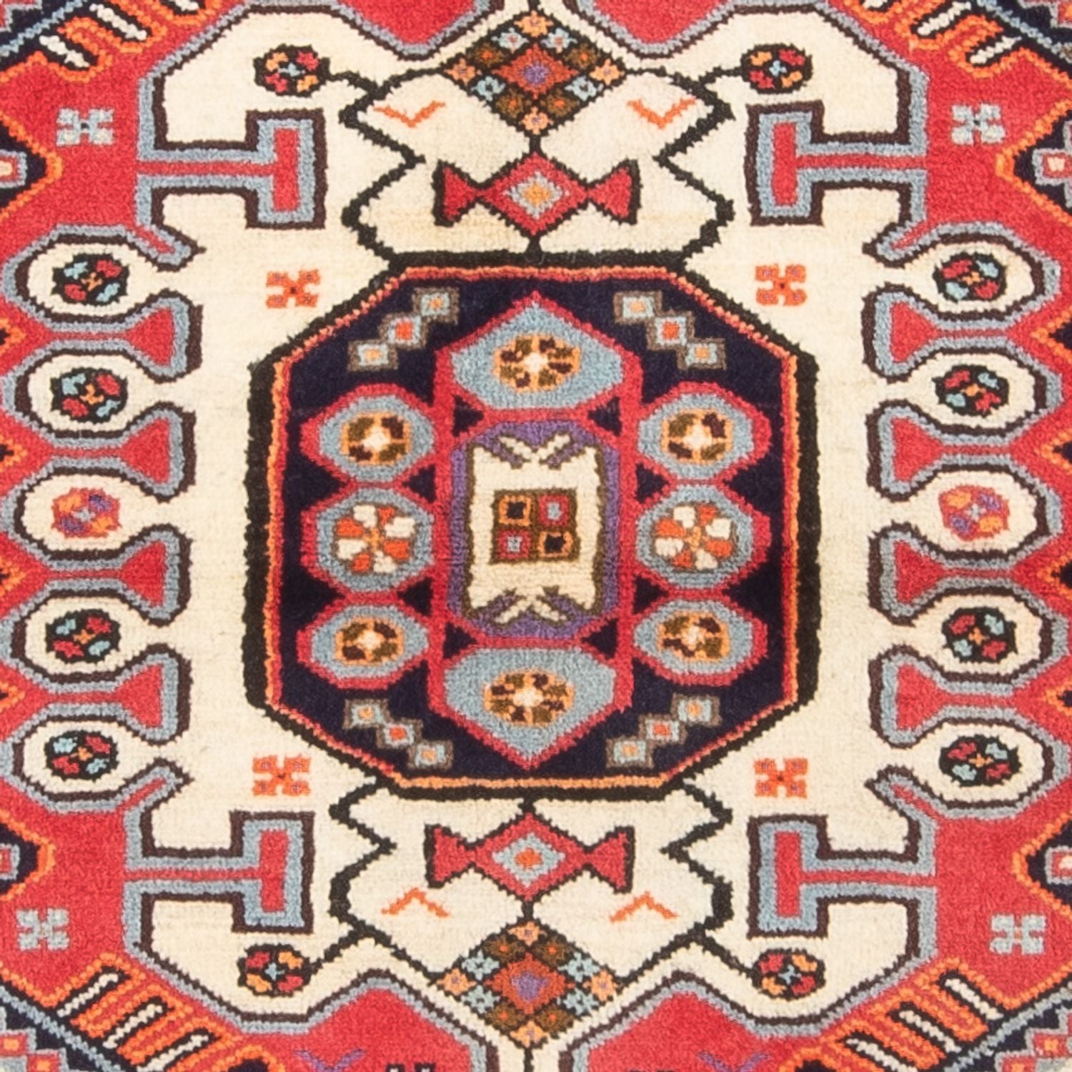 Perserteppich - Nomadic - 150 x 99 cm - rot
