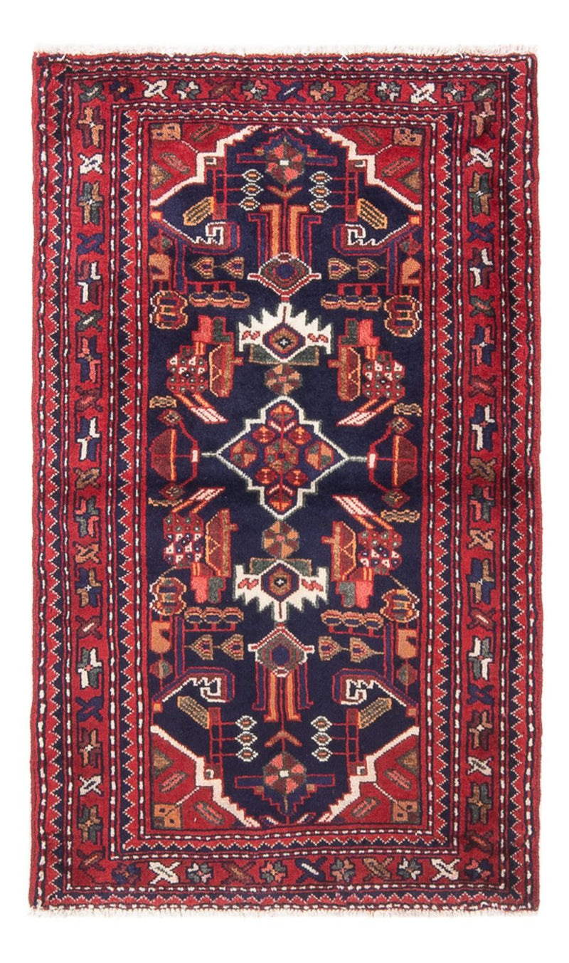 Perserteppich - Nomadic - 129 x 74 cm - dunkelblau