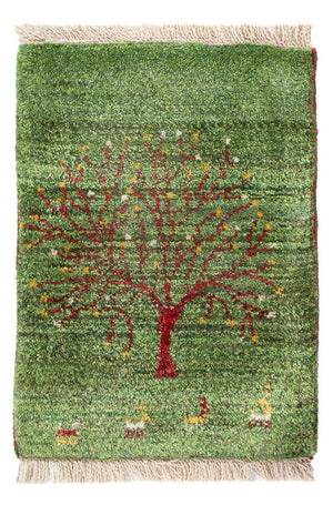 Gabbeh Teppich - Perser - 60 x 40 cm - mehrfarbig