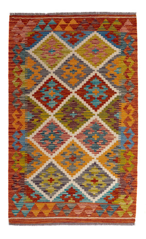 Kelim Teppich - Splash - 127 x 82 cm - mehrfarbig
