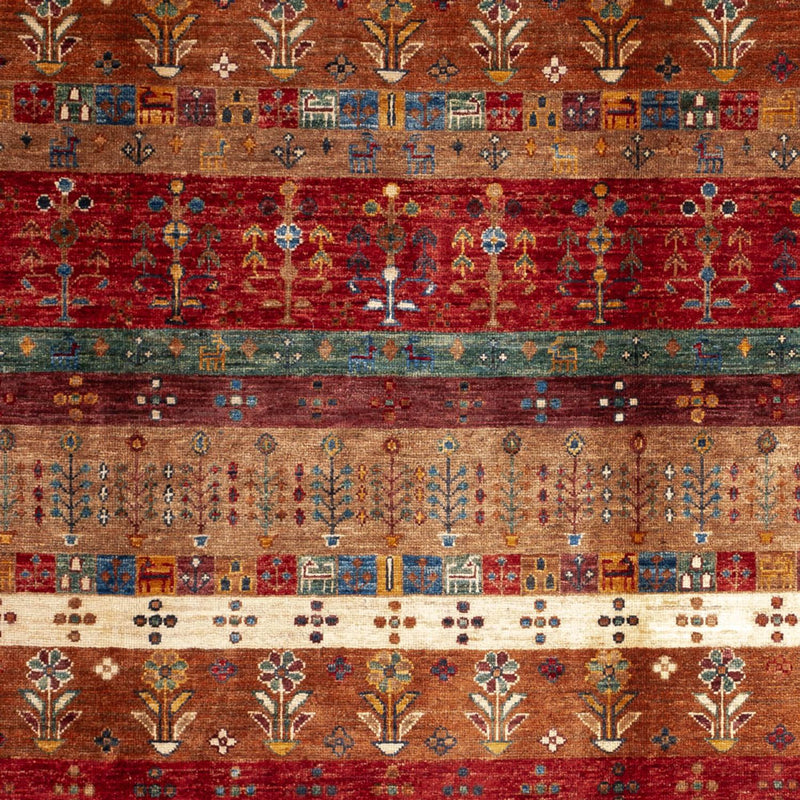 Gabbeh Teppich - Loribaft Perser - 250 x 173 cm - mehrfarbig