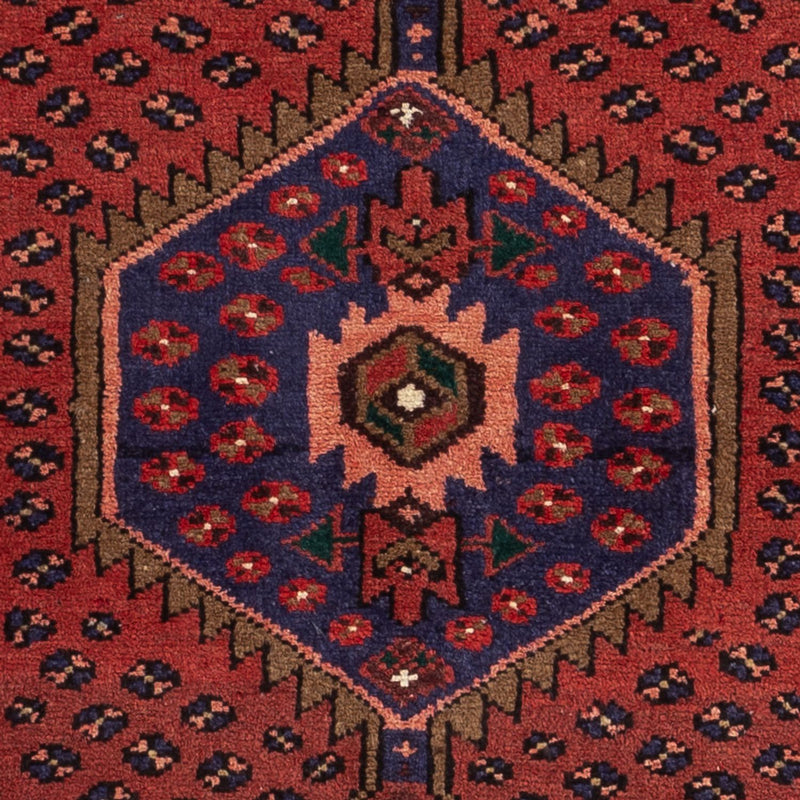 Perserteppich - Nomadic - 153 x 74 cm - dunkelrot
