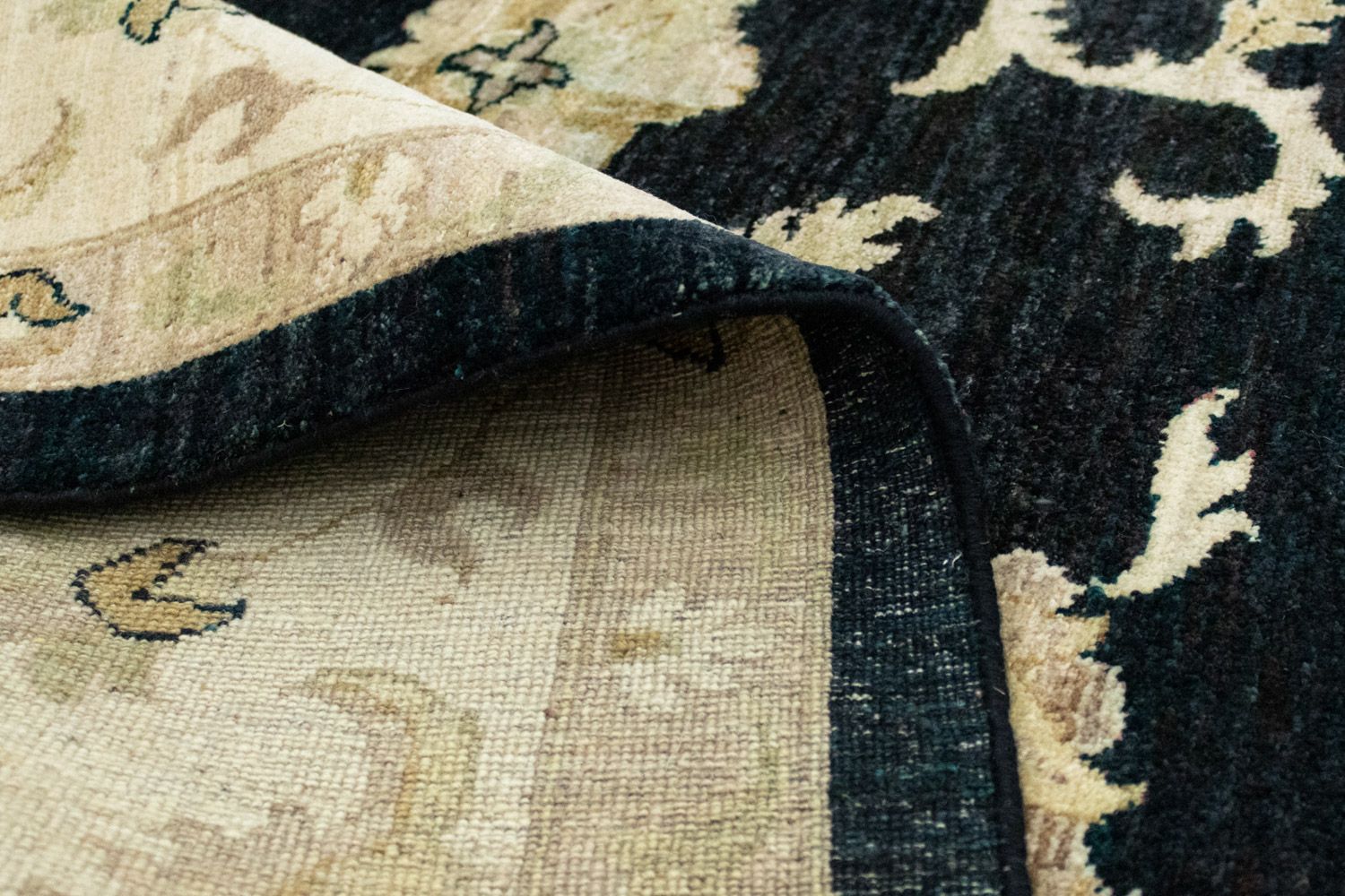 Ziegler Teppich 355 x 275 cm - blau