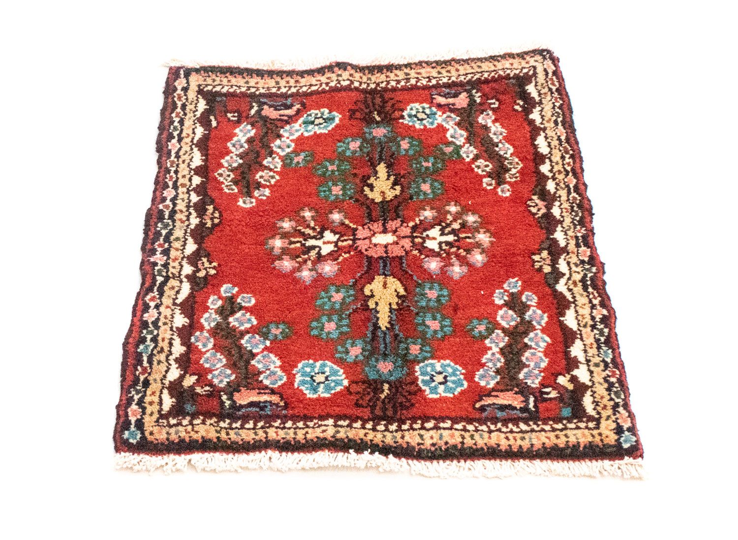 Perserteppich - Nomadic 60 x 50 cm - rot