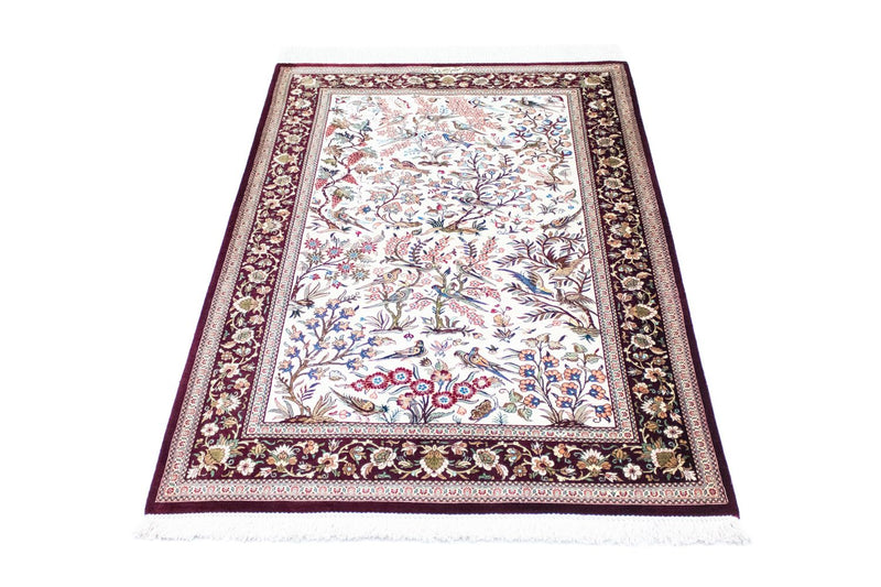 Seidenteppich - Ghom Seide - Premium 123 x 80 cm Teppichbrücke