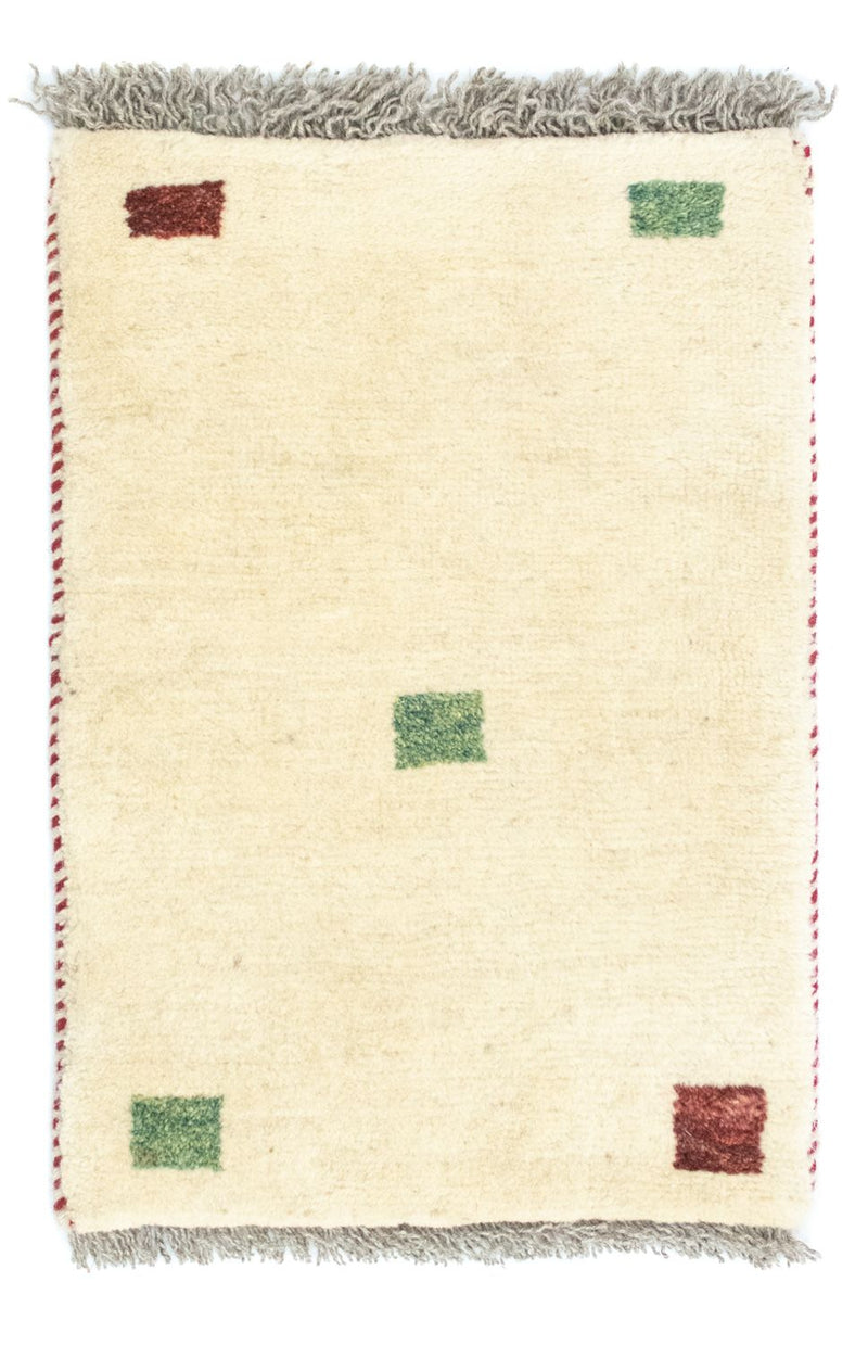 Gabbeh Teppich - Perser 60 x 40 cm - beige