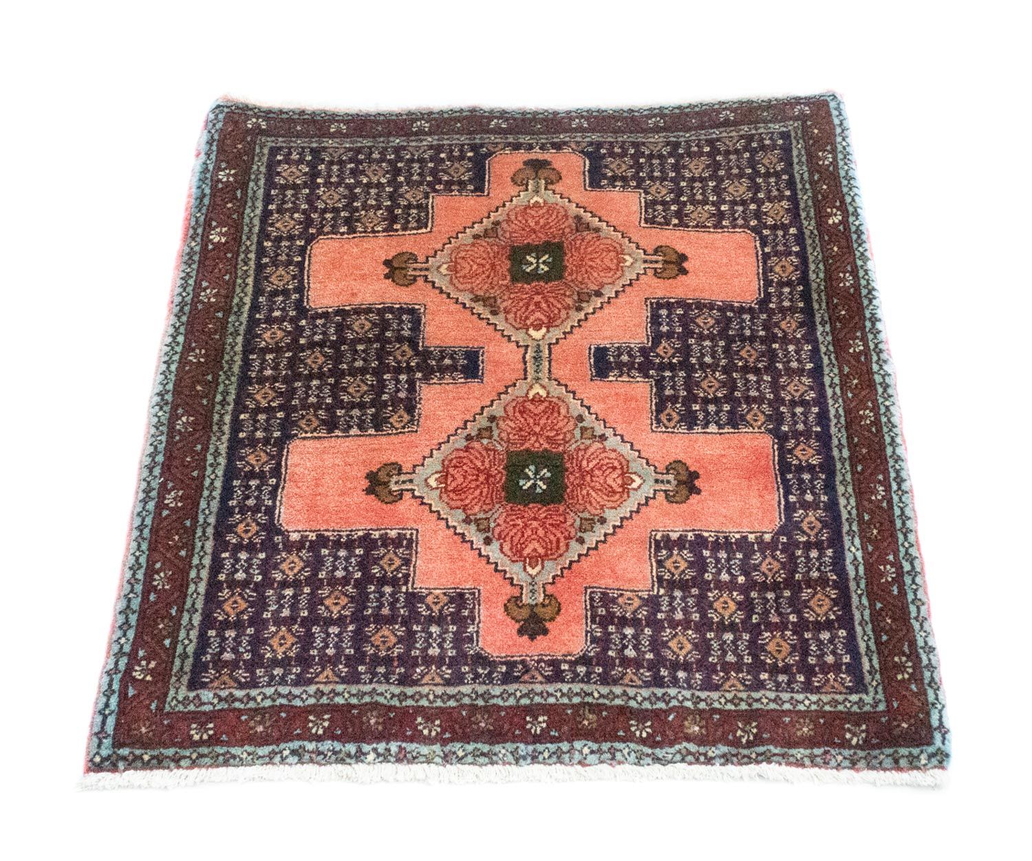 Perserteppich - Classic 77 x 73 cm - lachs