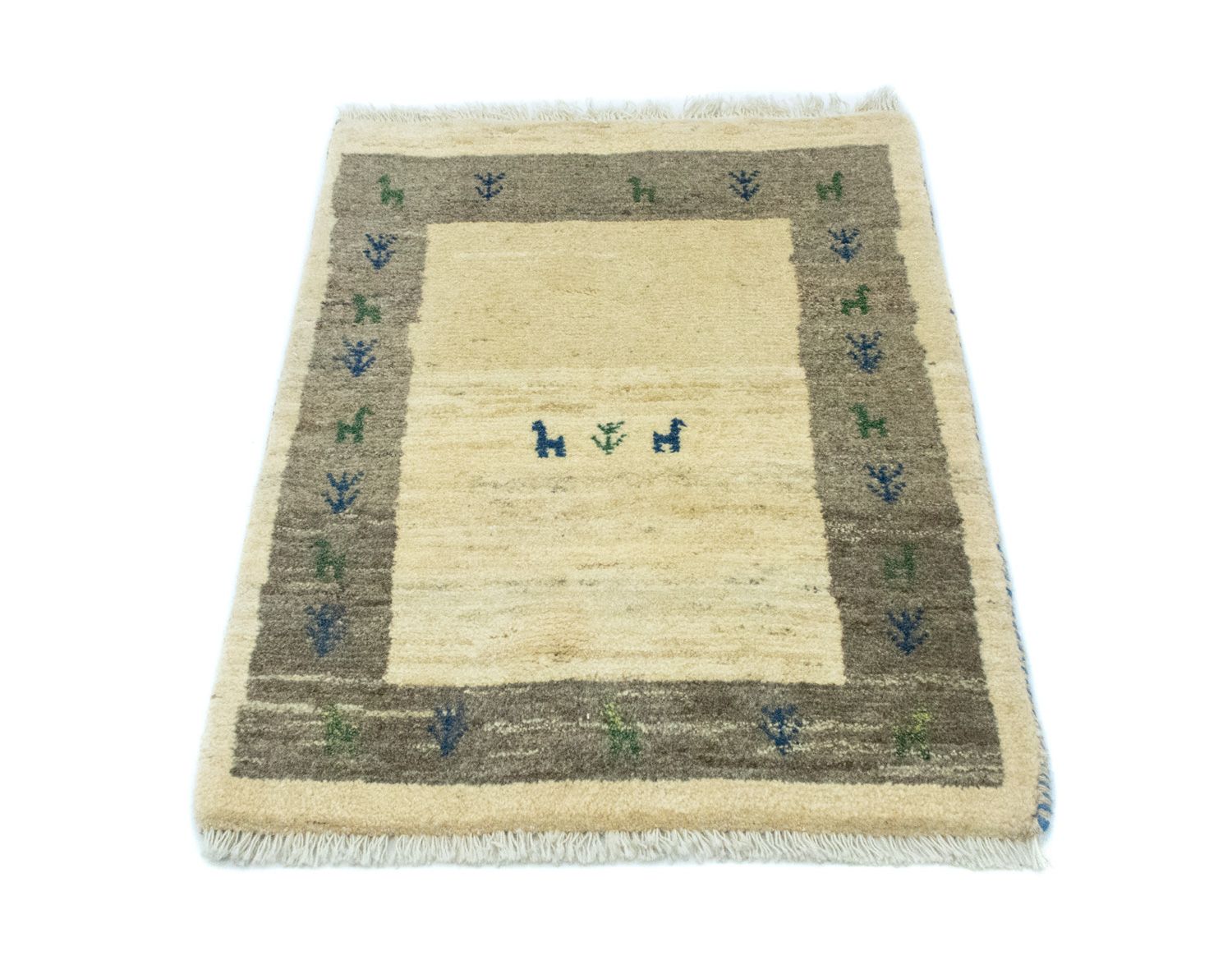 Gabbeh Teppich - Perser 88 x 67 cm - mehrfarbig