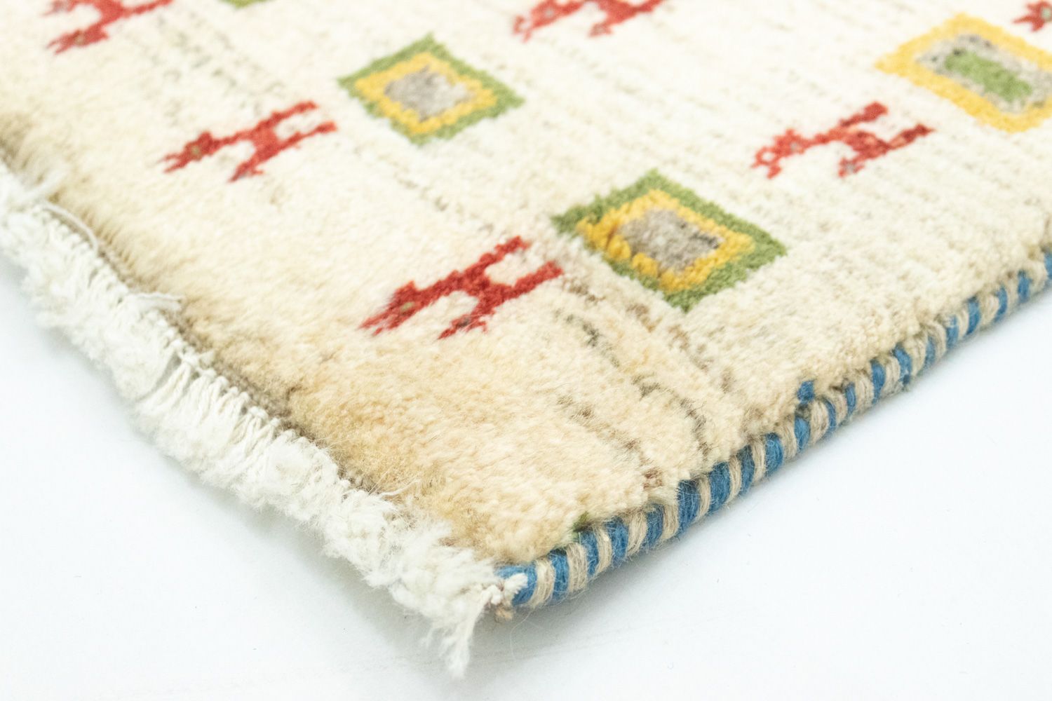 Gabbeh Teppich - Perser 60 x 40 cm - mehrfarbig