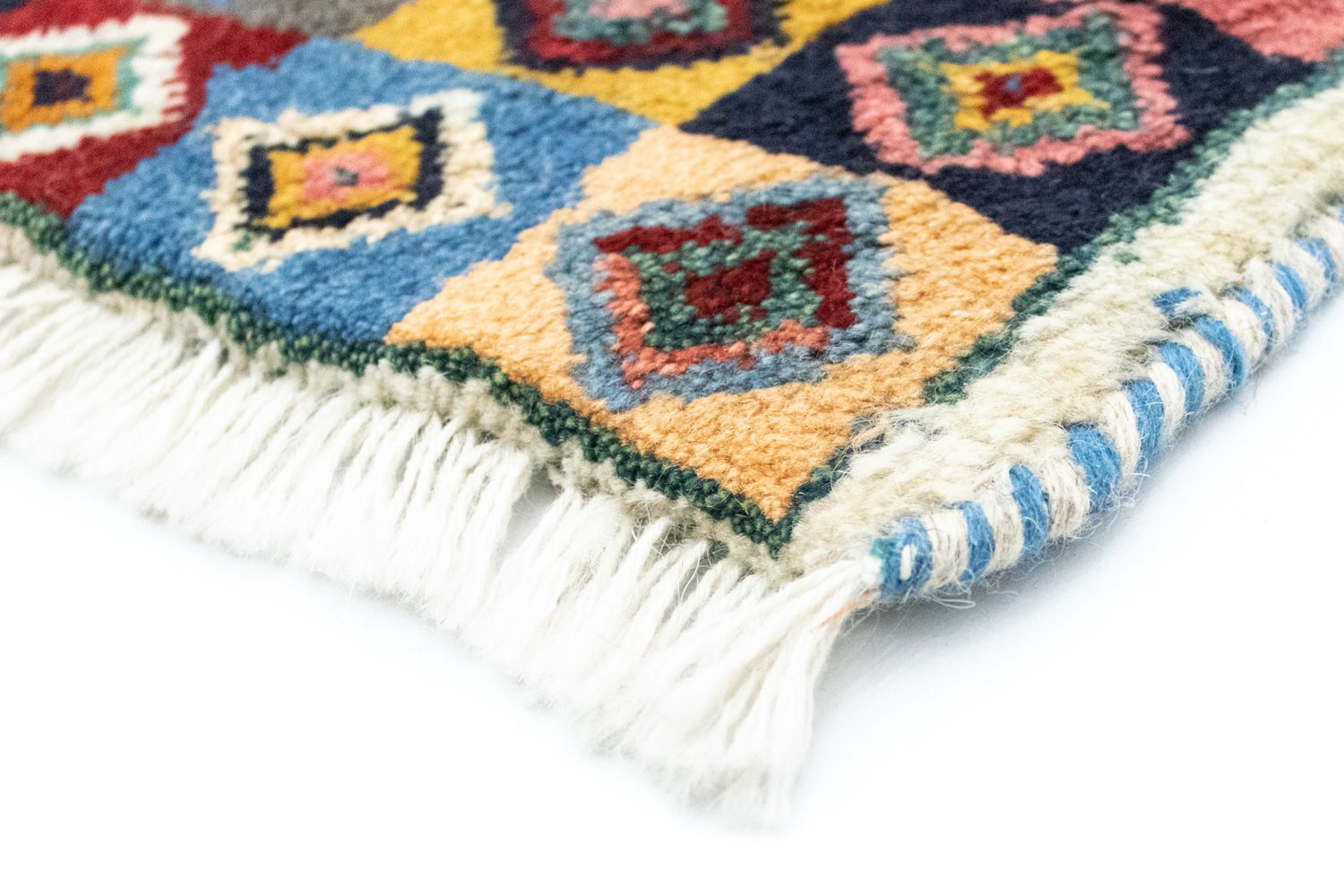 Gabbeh Teppich - Perser 60 x 40 cm - mehrfarbig