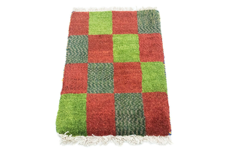 Gabbeh Teppich - Perser 60 x 40 cm - mehrfarbig