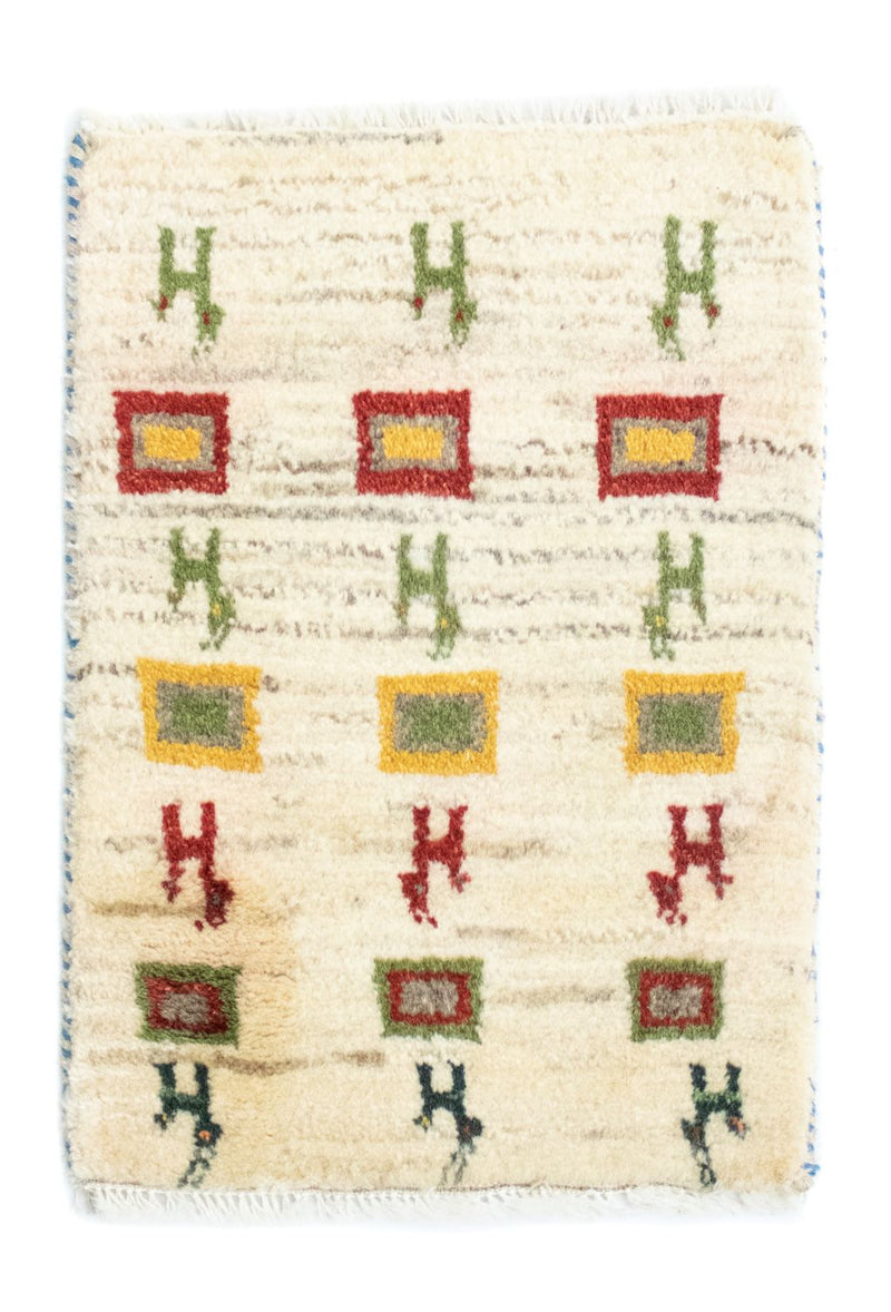 Gabbeh Teppich - Perser 60 x 40 cm - mehrfarbig