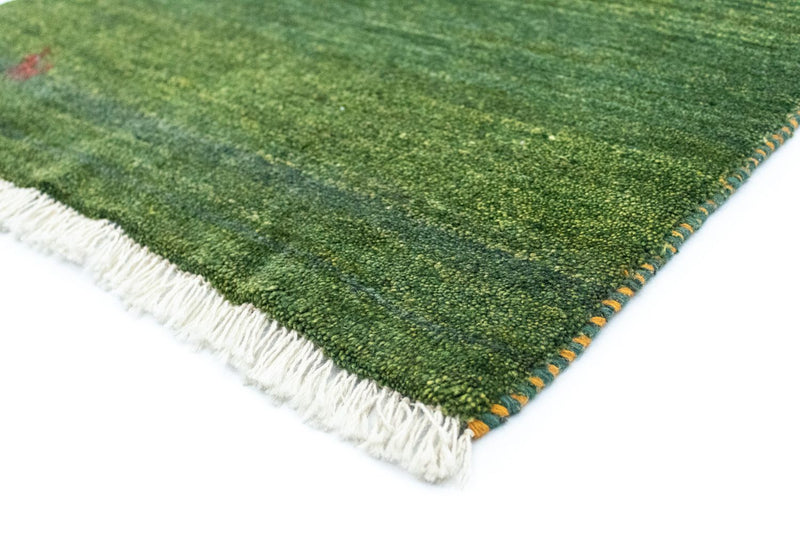 Gabbeh Teppich - Perser 125 x 80 cm - grün