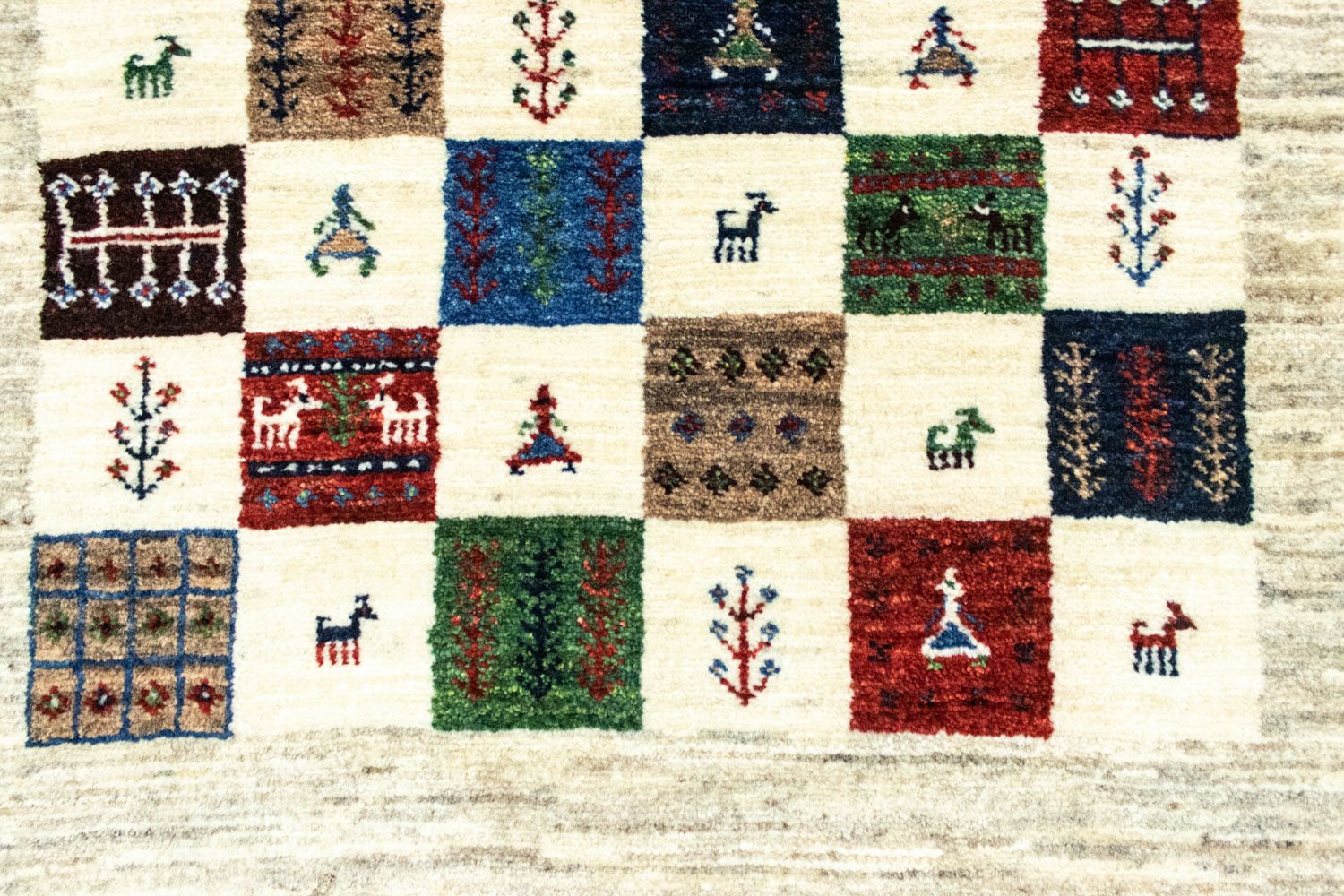Gabbeh Teppich - Loribaft Perser 125 x 82 cm