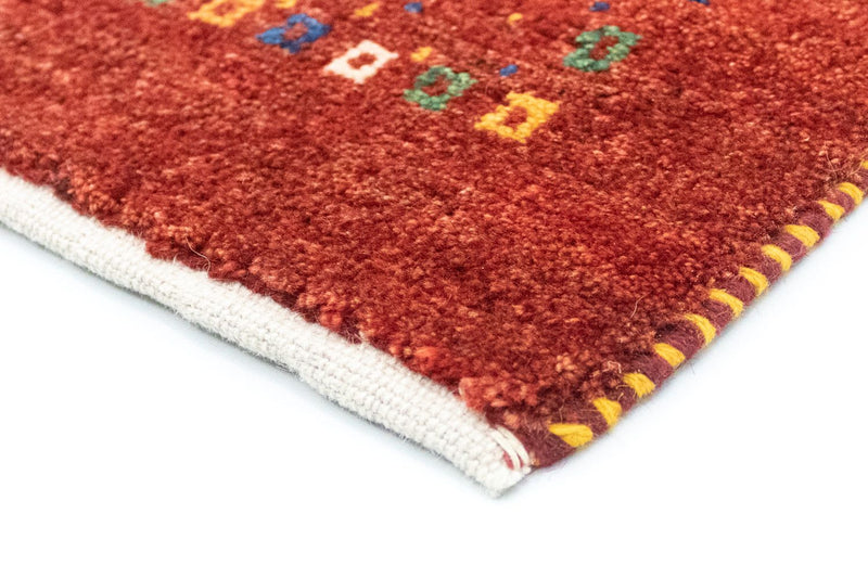 Gabbeh Teppich - Kaschkuli Perser 125 x 80 cm - orange
