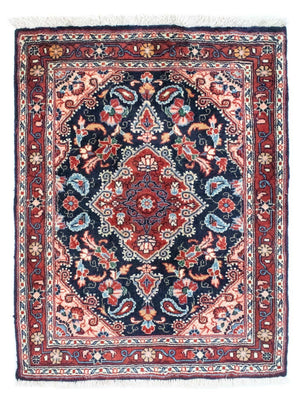 Perserteppich - Bidjar 90 x 73 cm - blau